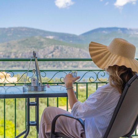 Apaggio Di Argostoli Apartments - Private Parking & Sea View Bagian luar foto