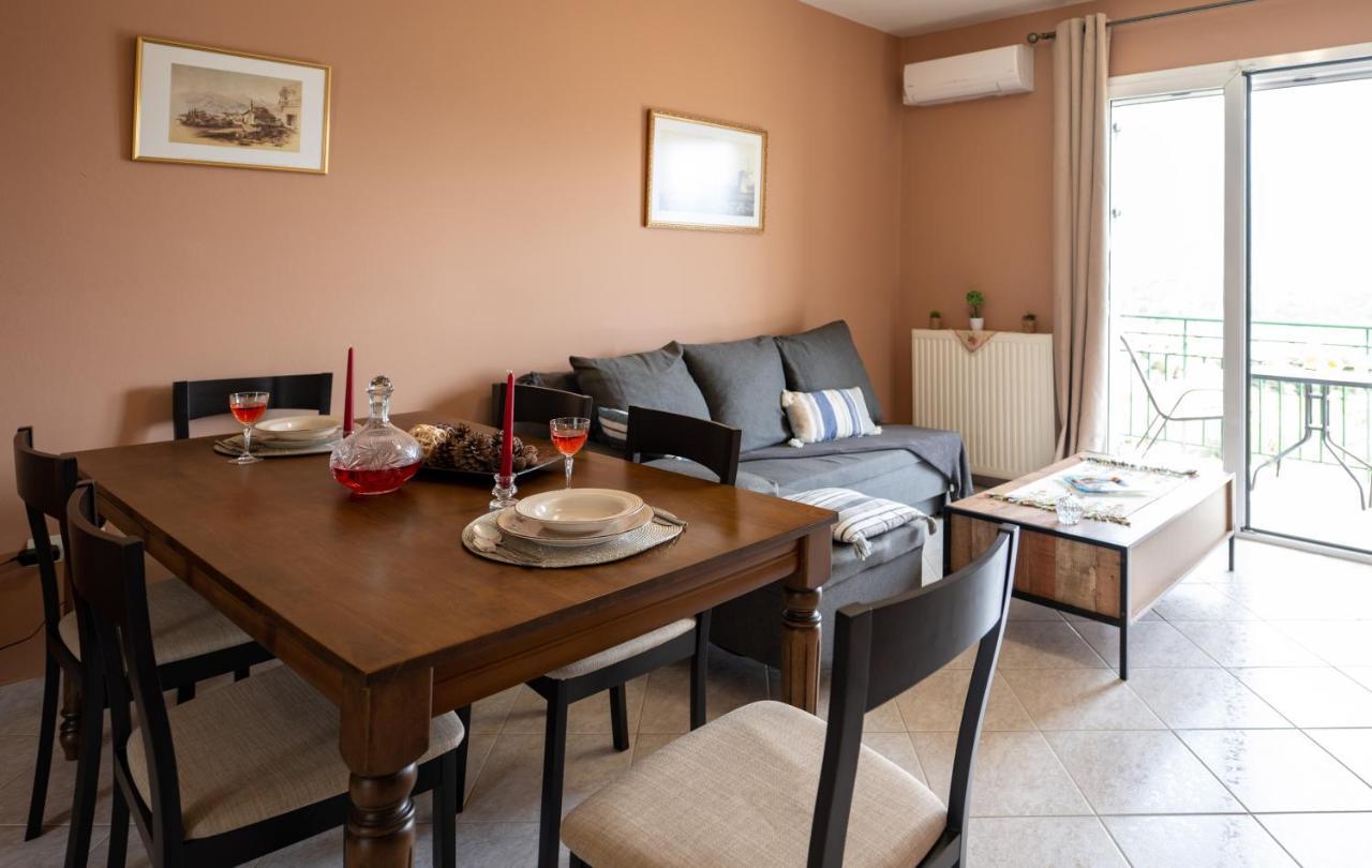 Apaggio Di Argostoli Apartments - Private Parking & Sea View Bagian luar foto