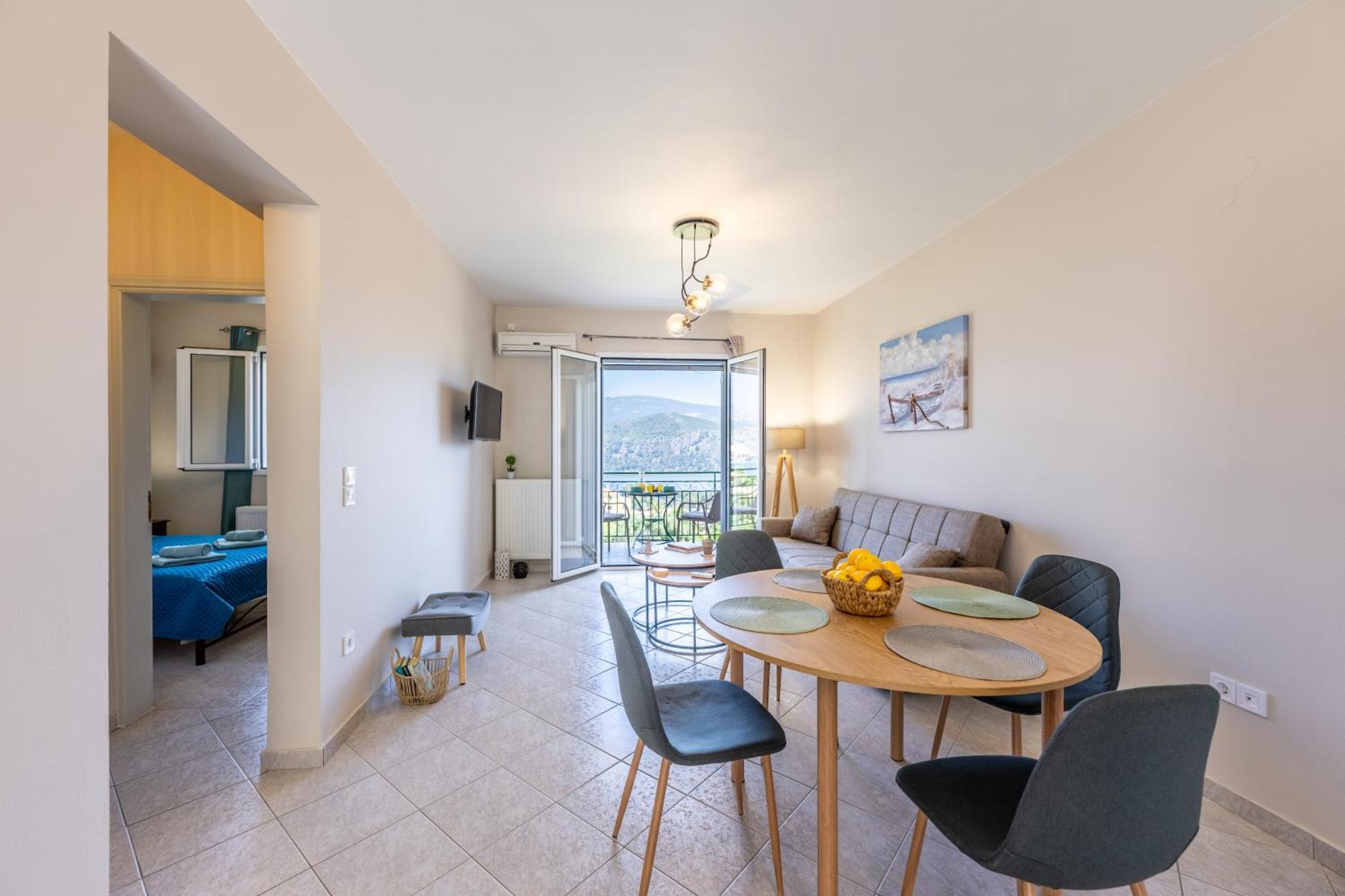 Apaggio Di Argostoli Apartments - Private Parking & Sea View Bagian luar foto